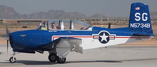 Commemorative Air Force Beech D-45 N5734B, Phoenix-Mesa Gateway Airport Aviation Day, March 12, 2011